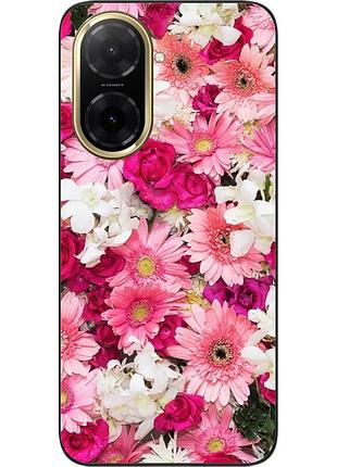Силиконовый чехол бампер epik для xiaomi poco c71 с картинкой нежные цветы