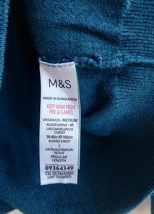 Кофта m&amp;s хлопок размер м новая 5