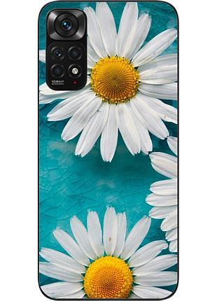 Силиконовый чехол для xiaomi redmi note 11 / note 11s с картинкой ромашки