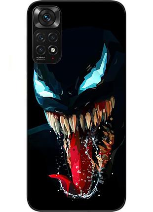 Силиконовый чехол для xiaomi redmi note 11 / note 11s с картинкой страшный веном