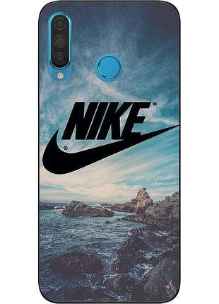 Силіконовий чохол для huawei p30 lite з картинкою логотип nike