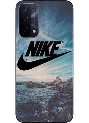 Силиконовый чехол epik для oppo a54 5g с картинкой nike