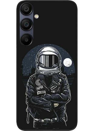Силиконовый чехол бампер epik для samsung a15 galaxy a155f с картинкой космонавт и луна