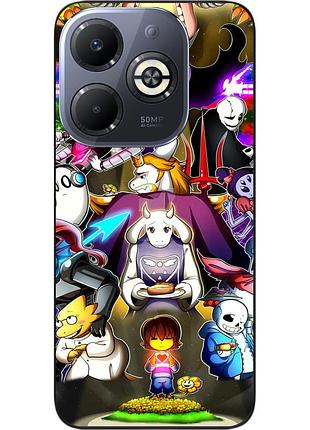 Силиконовый чехол epik для infinix smart 8 plus (x6526) с картинкой андертейл