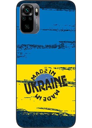 Силиконовый чехол epik для xiaomi redmi note 10 с картинкой сделан в украине