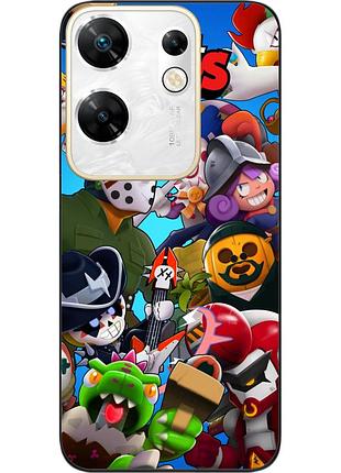 Чехол силиконовый epik для infinix zero 30 4g с картинкой бравл команда