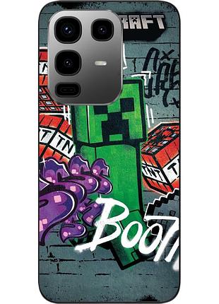 Чохол силіконовий epik для infinix note 50 (x6858) minecraft крипер бум