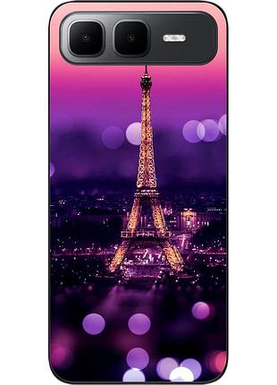 Силиконовый чехол epik для infinix smart 10 plus (x6725b) с принтом париж ночью