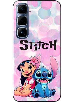 Чехол силиконовый epik для infinix hot 50 pro plus (x6880) с принтом радужная дружба