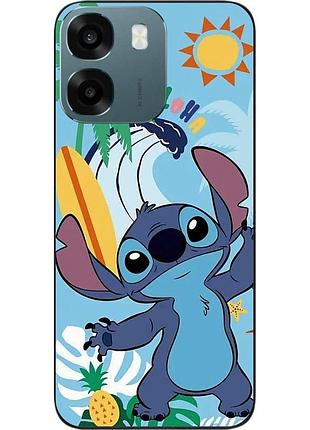 Силіконовий чохол epik для oppo a6 з зображенням тропічний стіч