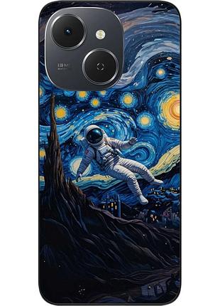 Чехол силиконовый epik для tecno spark 40c (km4k) с картинкой космос ночь