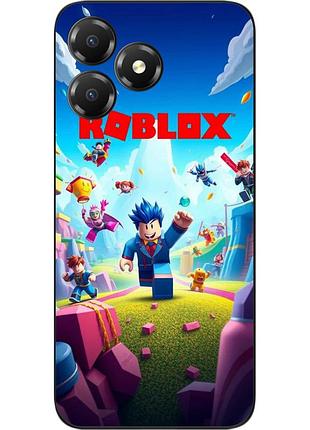 Чехол силиконовый epik для zte blade a36 с принтом roblox яркий мир