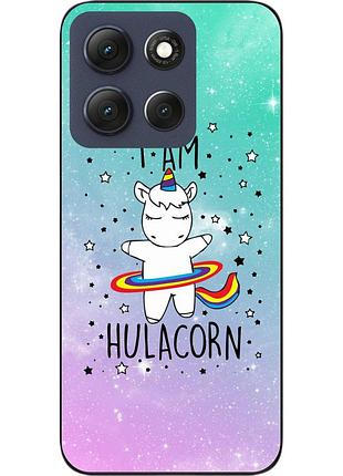 Силиконовый чехол epik для motorola g86 5g с принтом единорог
