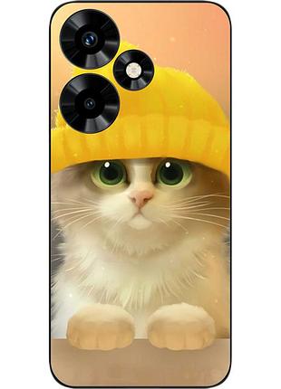 Силиконовый чехол epik для infinix hot 30 (x6831) с картинкой кот