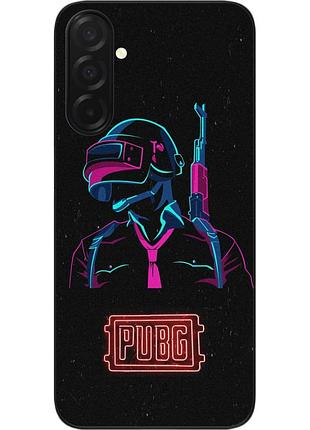 Чехол силиконовый epik для samsung galaxy a37 с принтом pubg неоновый воин