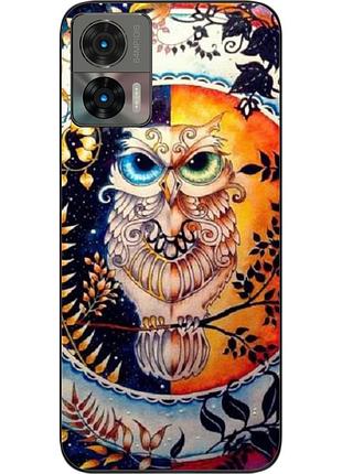 Оригинальный чехол epik для motorola edge 30 neo с картинкой сова