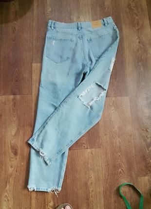 Рваные момы р.50 хл stradivarius 2