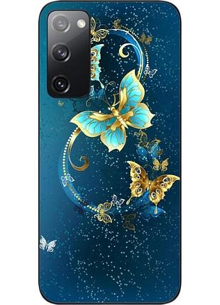 Оригинальный чехол epik для samsung galaxy s20 fe с картинкой бабочки