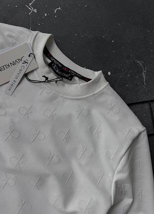 Чоловічий світшот calvin klein white 2