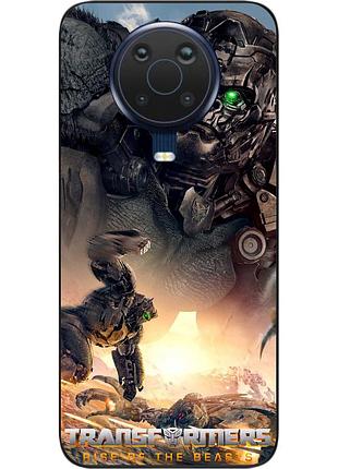 Силіконовий чохол epik для nokia g20/g10 з картинкою ейплінк трансформери звероботи