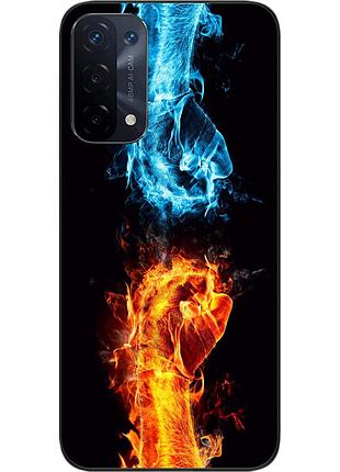 Силиконовый чехол epik для oppo a54 5g с картинкой сопротивление