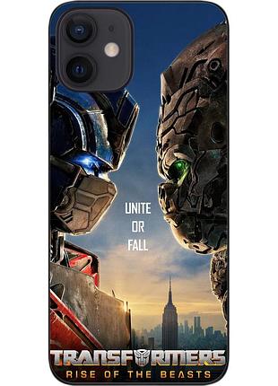 Силиконовый чехол epik для iphone 12 mini с картинкой трансформеры звероботы