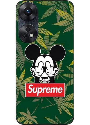 Оригинальный чехол epik для oppo reno 8t 4g с картинкой микки supreme
