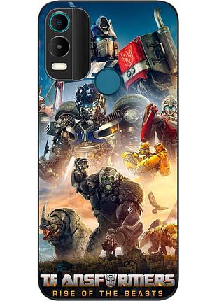 Силіконовий чохол epik для nokia c21 plus з картинкою трансформери