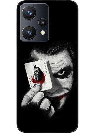 Силиконовый чехол epik для realme 9 4g с картинкой джокер с картой