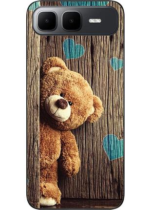 Бампер силиконовый чехол epik для infinix smart 10 plus (x6725b) с картинкой мишка