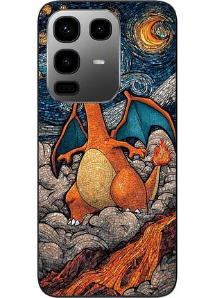 Чохол силіконовий epik для infinix note 50 pro (x6855) вогняний дракон