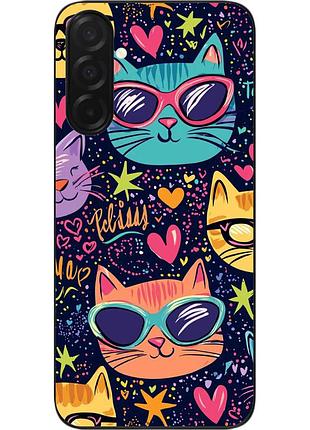 Чехол силиконовый epik для samsung galaxy a57 с принтом радужные котята