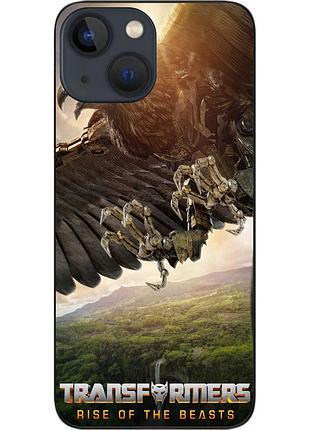 Силіконовий чохол epik для iphone 13 з картинкою ейрейзор трансформери звіроботи