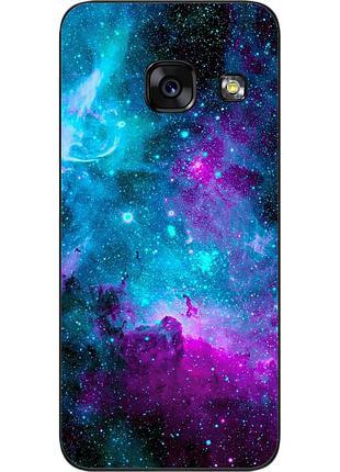 Чохол силіконовий для samsung a7 2017 galaxy a720 з картинкою космос