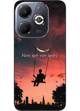 Чехол силиконовый epik для infinix smart 8 plus (x6526) с картинкой надпись