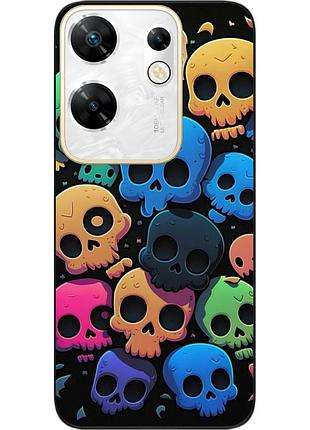 Силіконовий чохол бампер epik для infinix zero 30 4g з картинкою кольорові черепашки