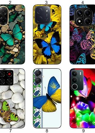 Силиконовый чехол бабочки ловец снов для samsung xiaomi iphone realme vivo zte oppo motorola nokia tecno infinix poco