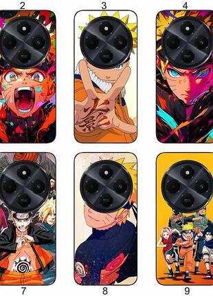 Силиконовый чехол с аниме наруто anime naruto для xiaomi redmi 14c вырази свою фанатскую любовь