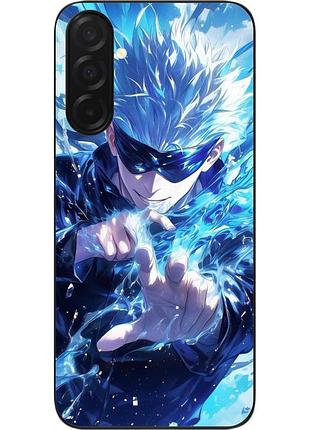 Силиконовый чехол epik для samsung galaxy a37 с принтом jujutsu kaisen сила годжо