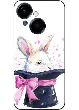 Чехол силиконовый epik для tecno spark go 1 (kl4) с картинкой кролик