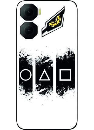 Силиконовый чехол epik для zte nubia neo 3 5g с картинкой игра в кальмара логотип