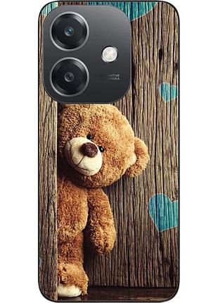 Бампер силиконовый чехол epik для oppo a40m 4g с картинкой мишка