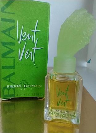 Pierre balmain vent vert. оригинал. винтаж. 4мл