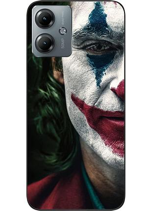 Оригинальный чехол epik для motorola moto g14 с картинкой джокер