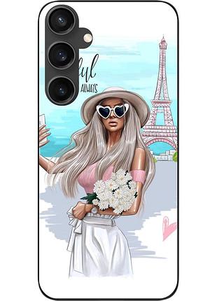 Силіконовий чохол epik для samsung galaxy s23 fe з картинкою селфі