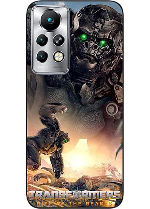 Силіконовий чохол epik для infinix note 11 pro з картинкою ейплінк трансформери звероботи
