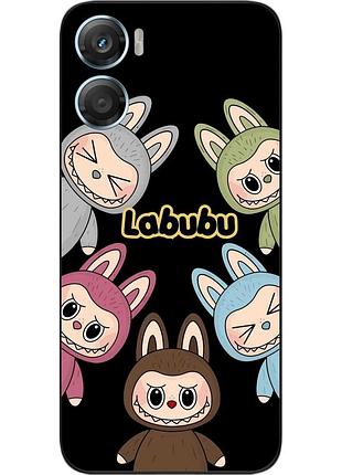 Чехол силиконовый epik для motorola g06 с принтом labubu команда