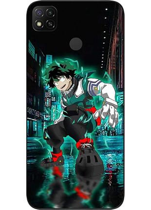 Силіконовий чохол бампер epik для xiaomi redmi 9c з картинкою izuku midoriya