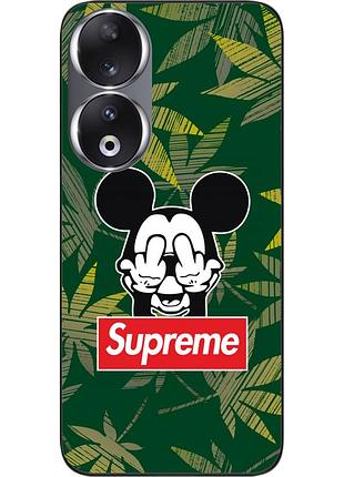 Силиконовый чехол epik для honor 90 с картинкой микки supreme