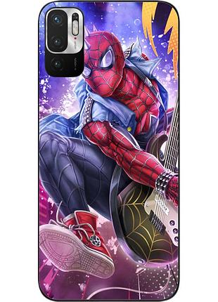 Силіконовий чохол epik для xiaomi redmi note 10 5g з картинкою spider-punk